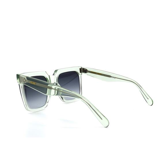 NEW CELINE PARIS CL4055IN 93B LIGHT GREEN TRANSPARENT GREY AUTHENTIC SUN… - Picture 5 of 12